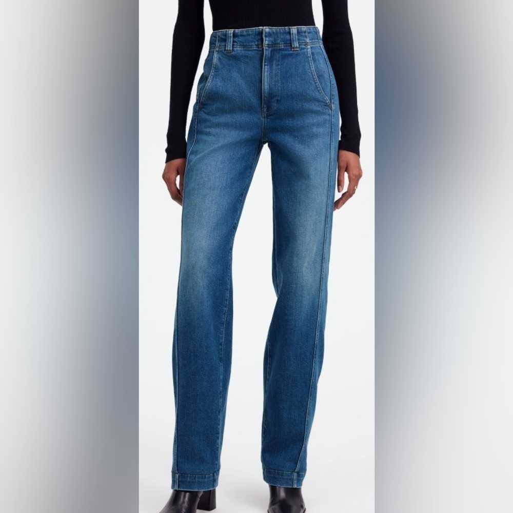 Madewell Tapered Denim Trouser Jeans Blue Size 30